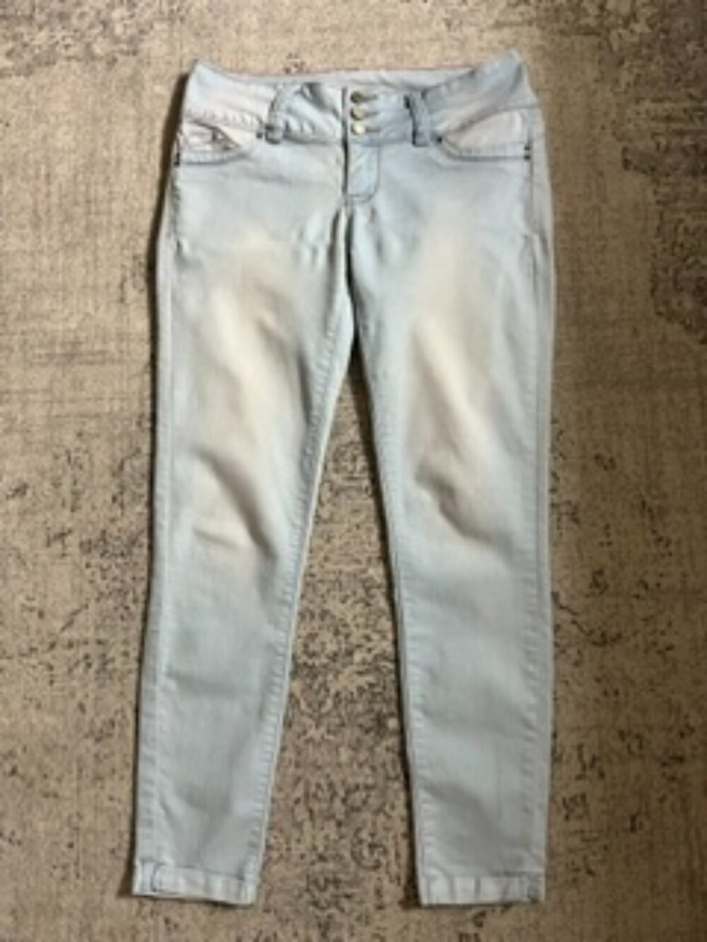 🧡3/15 YMI Wanna Betta Butt? Light Wash Skinny Jeans Women's 9